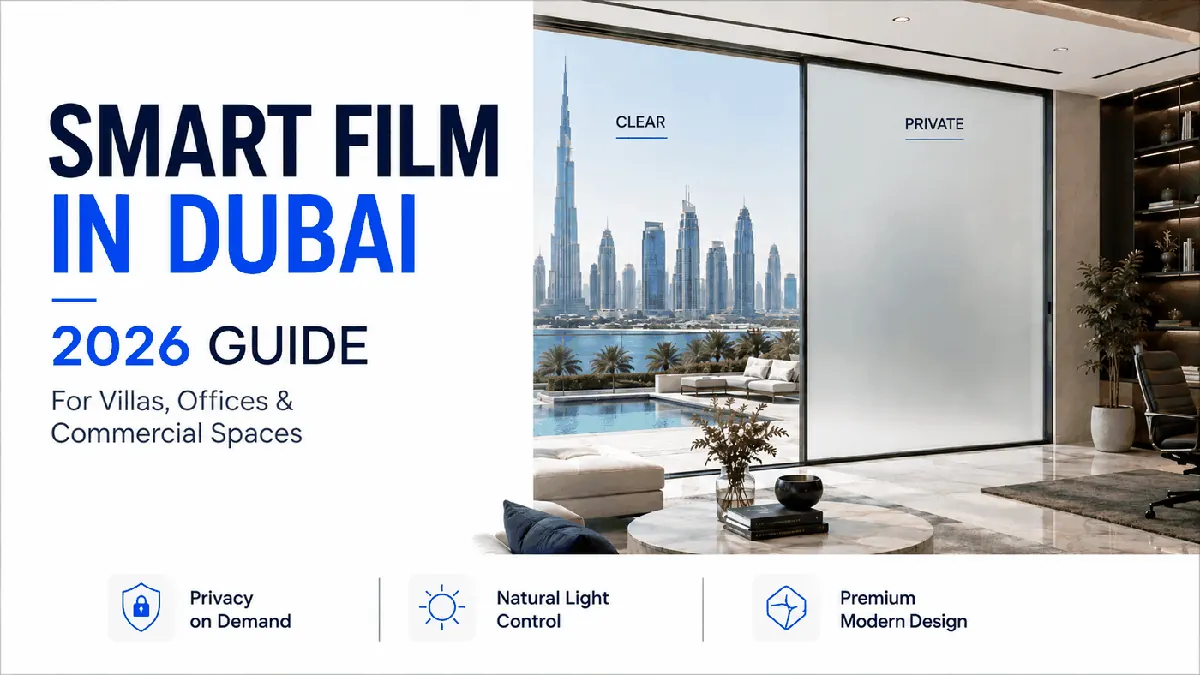 Smart Film in Dubai — Complete 2026 Guide for Villas, Offices and Commercial Spaces
