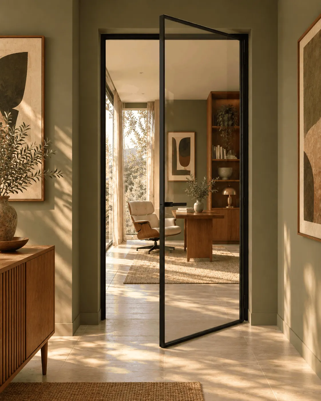 Slim Casement Door