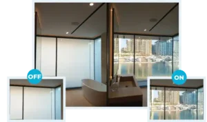 Switchable smart privacy film